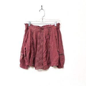 American Eagle | Crochet Off the Shoulder Top